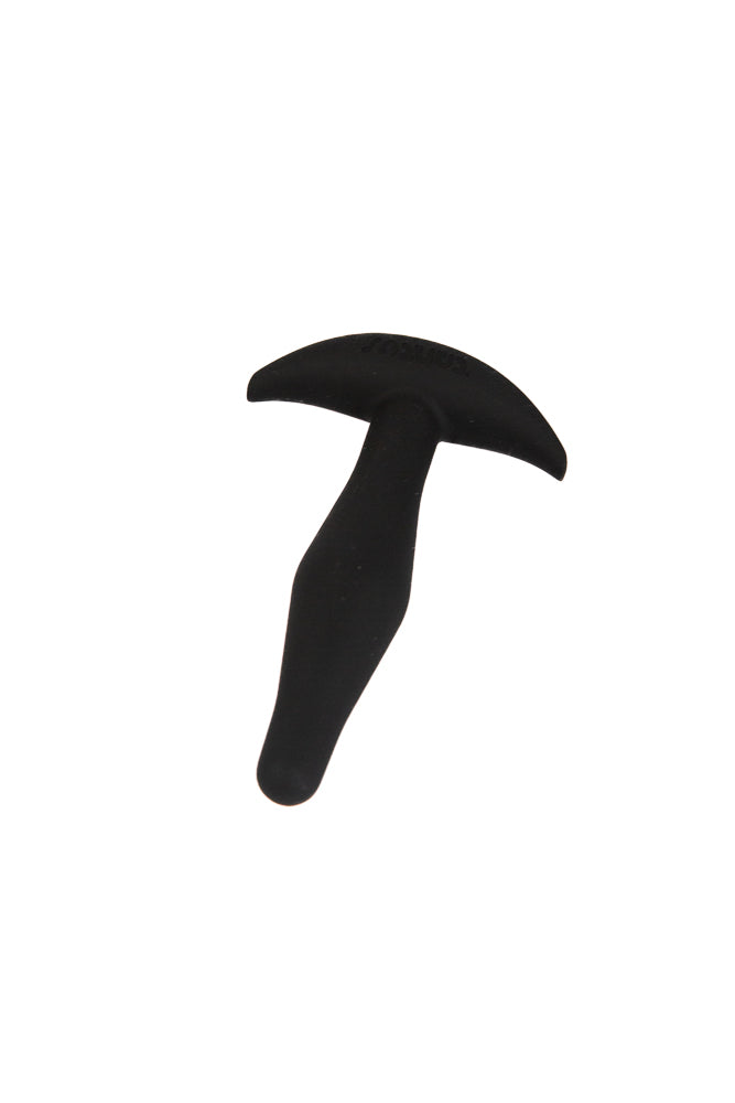 Tantus - Little Flirt Butt Plug - Black - Stag Shop