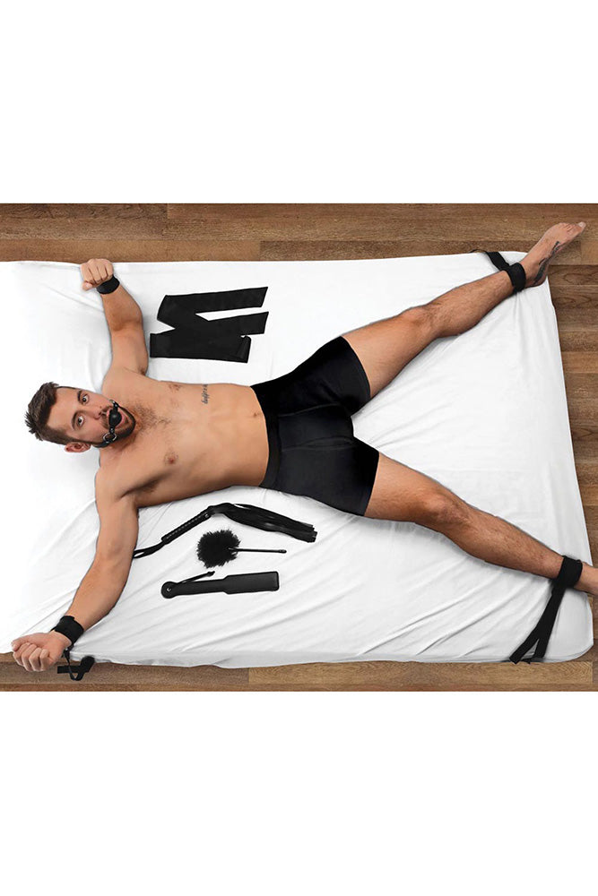 XR Brands - Strict - Bed Restraint Bondage Kit 6 Piece Set - Stag Shop