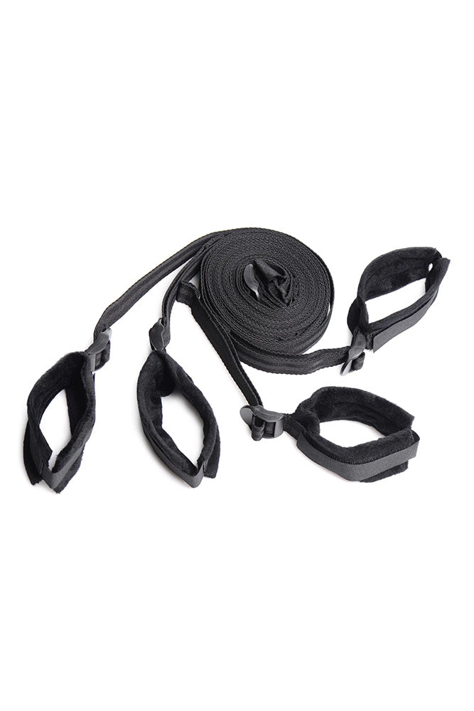 XR Brands - Strict - Bed Restraint Bondage Kit 6 Piece Set - Stag Shop