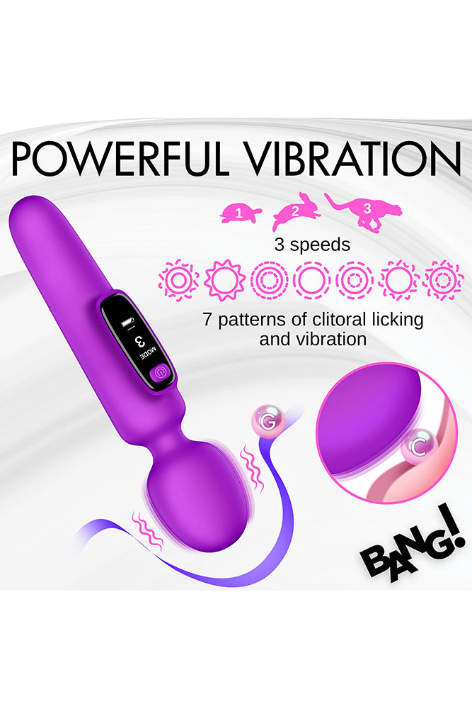 XR Brands - BANG - Digital Silicone Wand Vibrator - Stag Shop