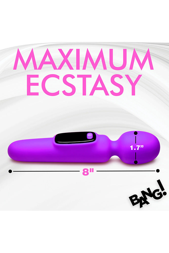 XR Brands - BANG - Digital Silicone Wand Vibrator - Stag Shop