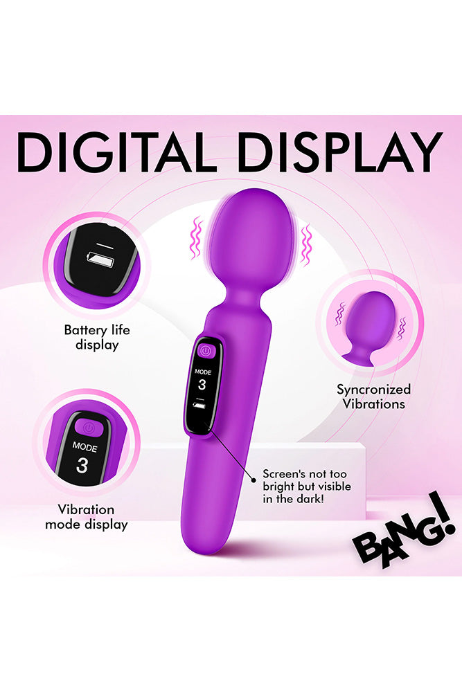 XR Brands - BANG - Digital Silicone Wand Vibrator - Stag Shop