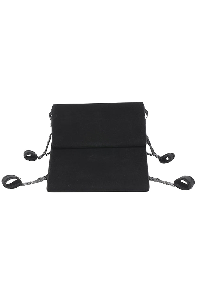 XR Brands - Bedroom Bliss - Bondage Cushion Set with Restraints - Black - Stag Shop