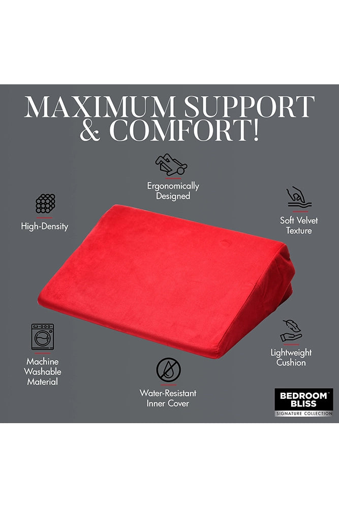 XR Brands - Bedroom Bliss - Love Cushion Small Wedge Position Aid - Small - Stag Shop