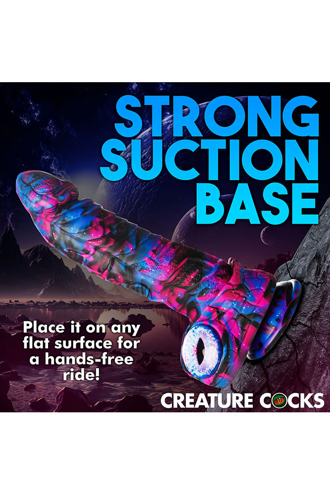 XR Brands - Creature Cocks - Alienoid Silicone Dildo - Multicolor - Stag Shop