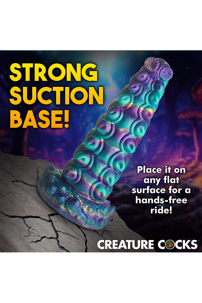 XR Brands - Creature Cocks - Chrysalis Silicone Dildo - Multicolour - Stag Shop