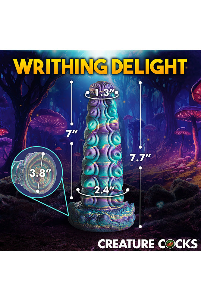 XR Brands - Creature Cocks - Chrysalis Silicone Dildo - Multicolour - Stag Shop