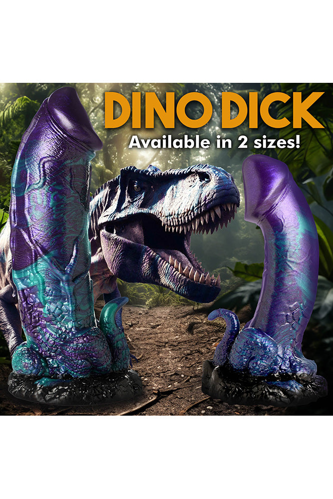 XR Brands - Creature Cocks - Dino Dick - Purple/Blue - Various Sizes - Stag Shop