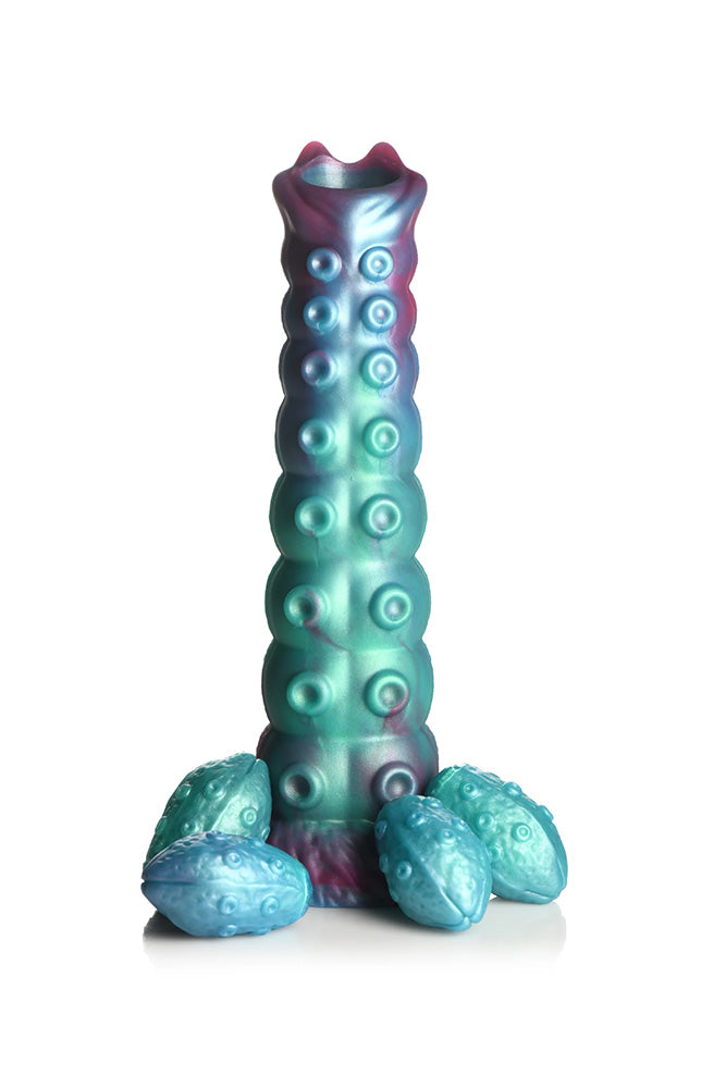 XR Brands - Creature Cocks - Galactic Breeder Ovipositor Silicone Dildo - Multicolour - Stag Shop