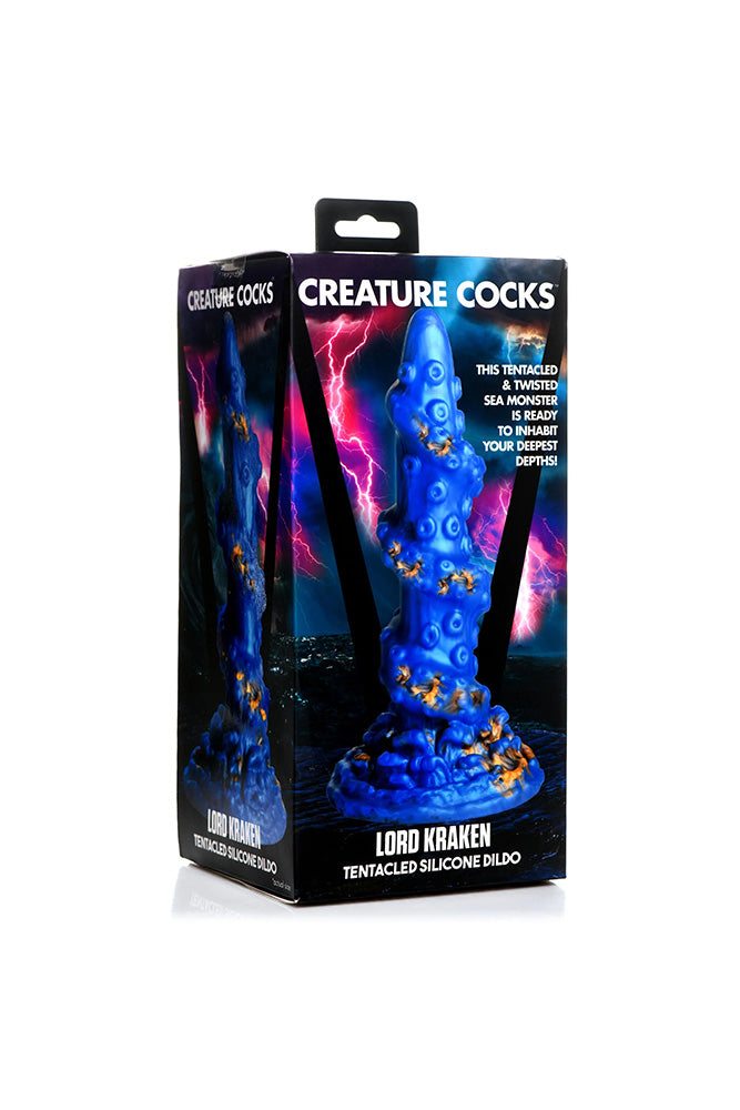 XR Brands - Creature Cocks - Lord Kraken Tentacled Silicone Dildo - Stag Shop
