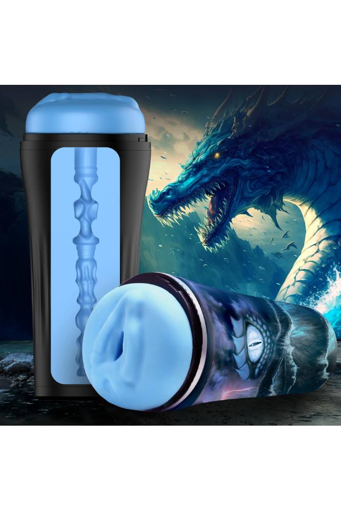 XR Brands - Creature Cocks - Pussidon Sea Monster Stroker - Blue - Stag Shop