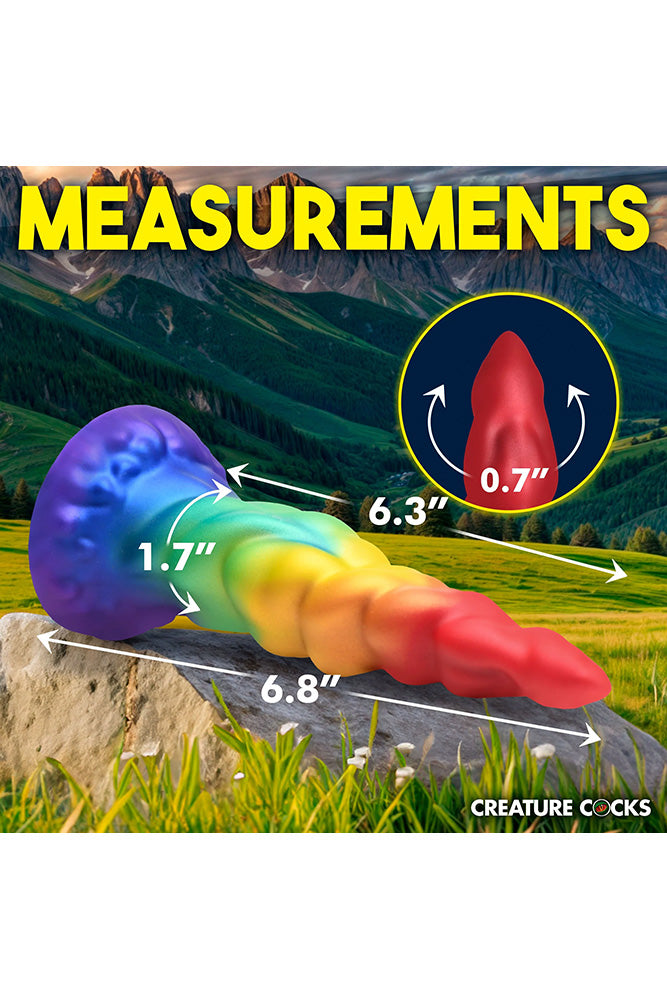 XR Brands - Creature Cocks - Magic Rider Unicorn Dildo - Stag Shop