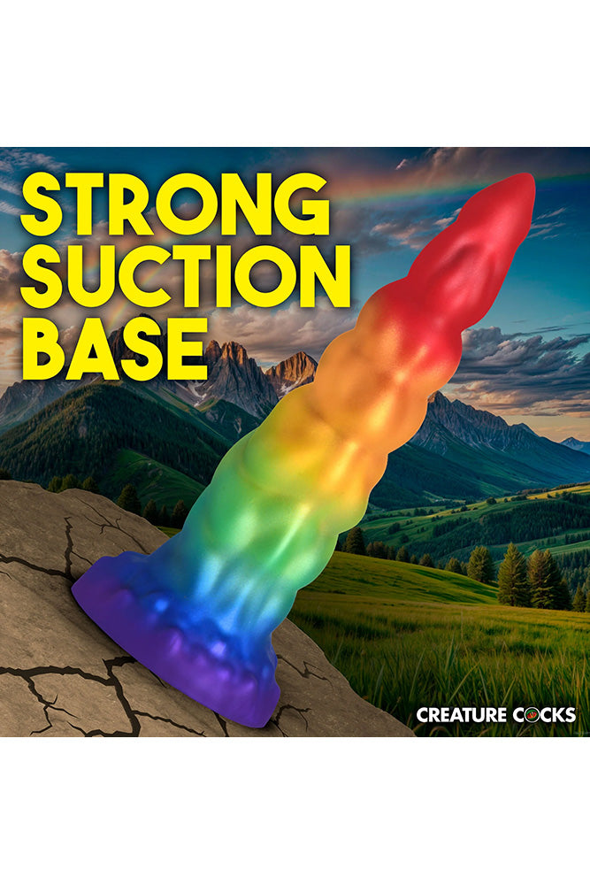 XR Brands - Creature Cocks - Magic Rider Unicorn Dildo - Stag Shop