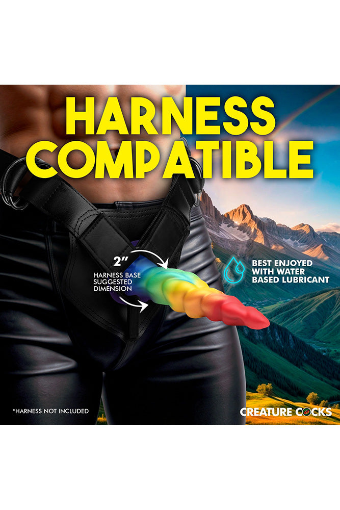 XR Brands - Creature Cocks - Magic Rider Unicorn Dildo - Stag Shop