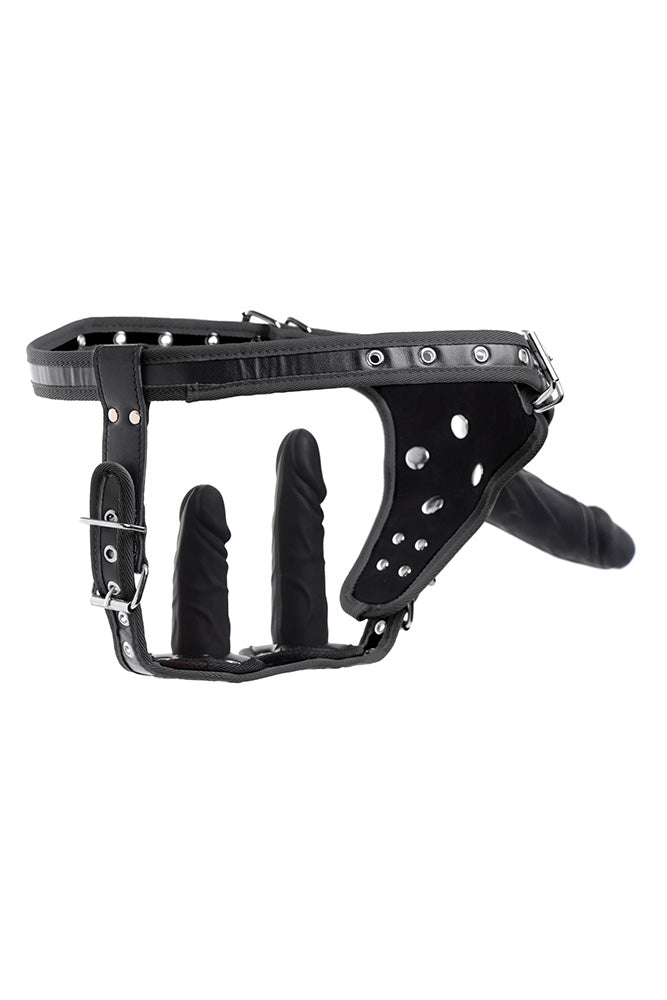 XR Brands - Strict - Double Penetration Strap On Harness - Stag Shop