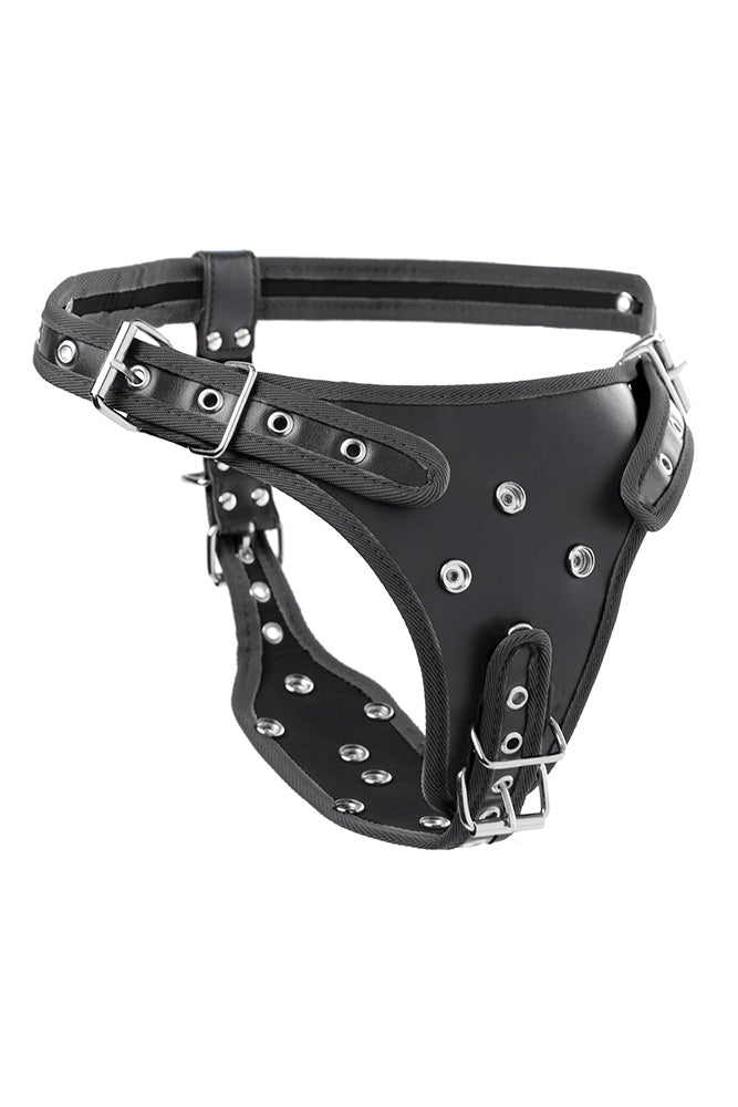 XR Brands - Strict - Double Penetration Strap On Harness - Stag Shop