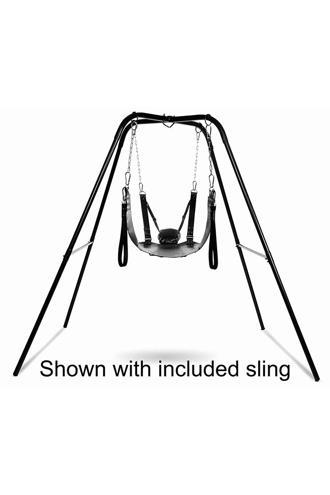 XR Brands - Strict - Extreme Sling and Swing Stand - Black - Stag Shop