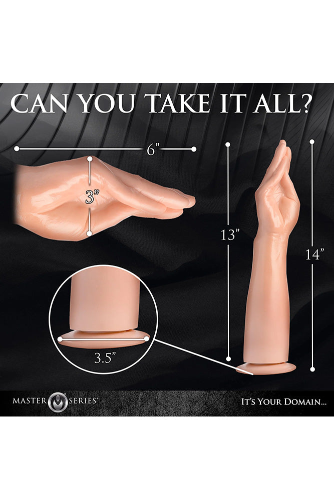XR Brands - Master Series - The Fister Hand and Forearm Dildo - Stag Shop