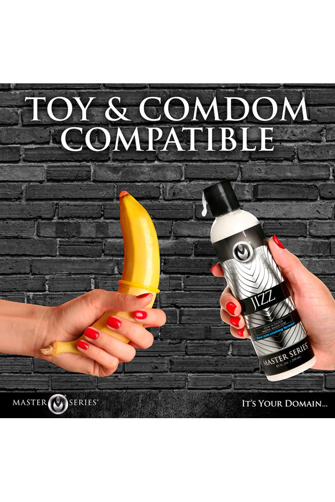 XR Brands - Master Series - Jizz Water-Based Cum scented Lube - 8.5oz - Stag Shop