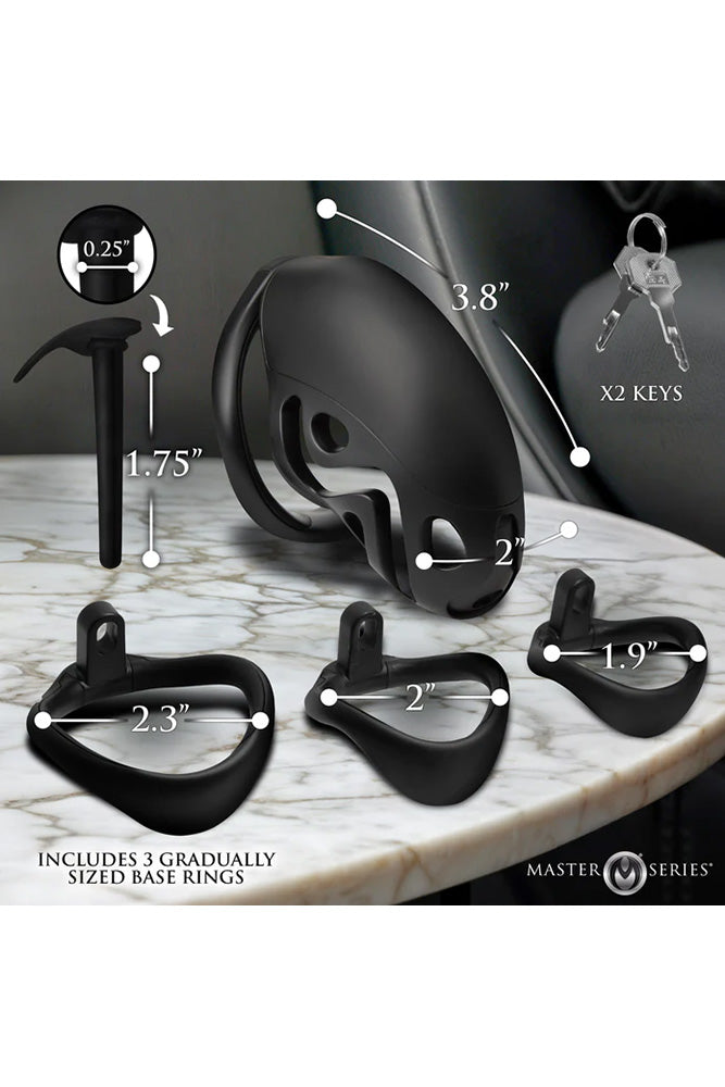 XR Brands - Master Series - Captor Chastity Cage - Stag Shop