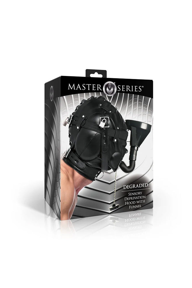 XR Brands - Master Series - Degraded Sensory Deprivation Hood with Funnel - Stag Shop