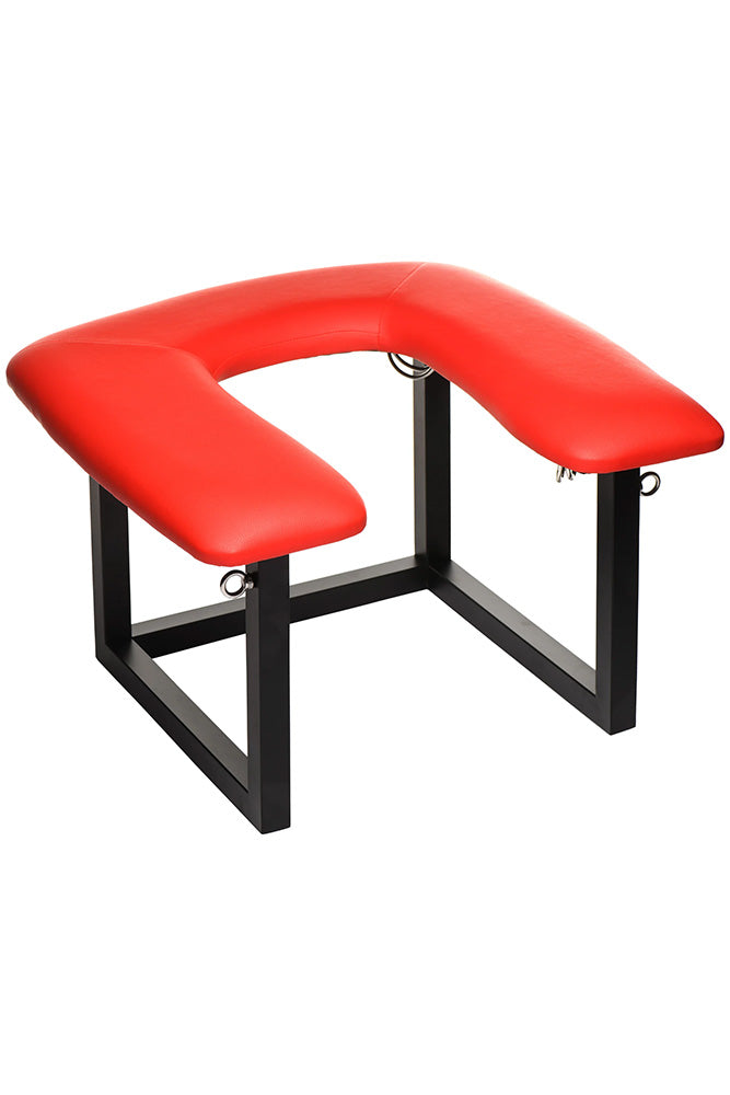 XR Brands - Master Series - Face Rider Queening Chair - Red - Stag Shop