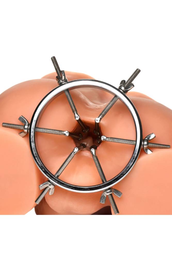 XR Brands - Master Series - Oculus Stainless Steel Anal Explorer - Silver - Stag Shop