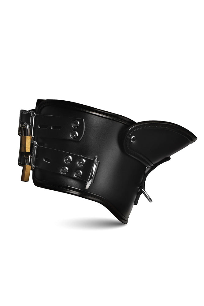 XR Brands - Master Brands - Rigid Locking Posture Collar With Chin Brace - Stag Shop