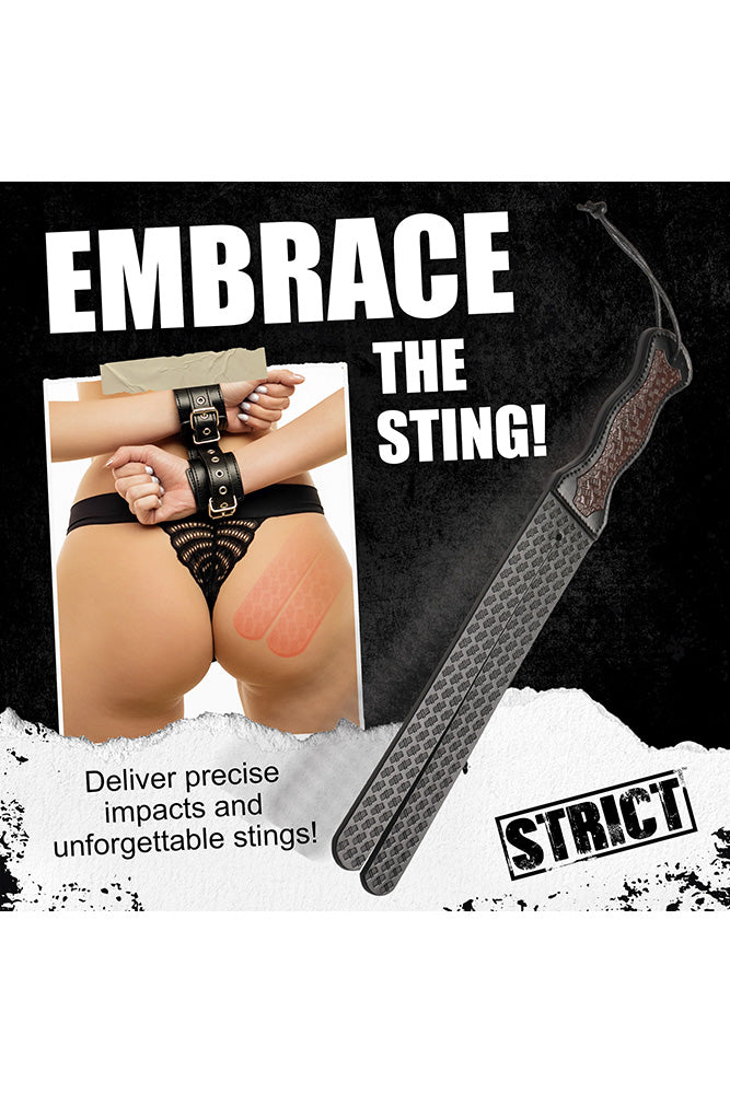 XR Brands - Master Series - Scottish Tawse - Black - Stag Shop