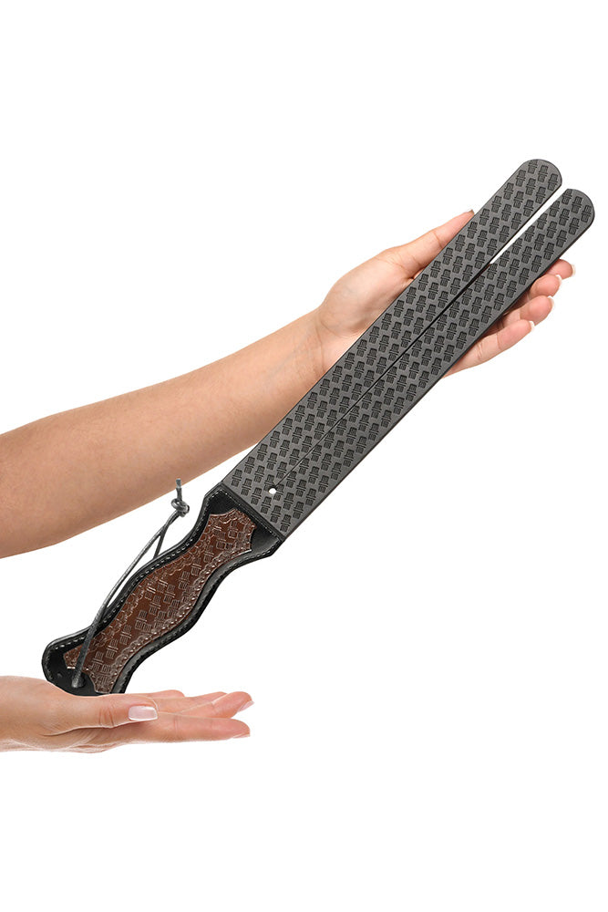 XR Brands - Master Series - Scottish Tawse - Black - Stag Shop