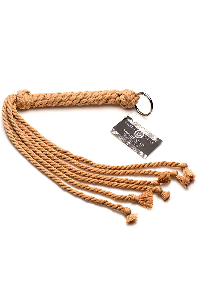 XR Brands - Master Series - Swashbuckler Rope Flogger - Beige - Stag Shop