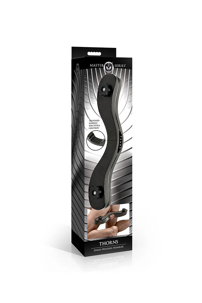 XR Brands - Master Series - Thorns Spiked Wooden Humbler - Stag Shop