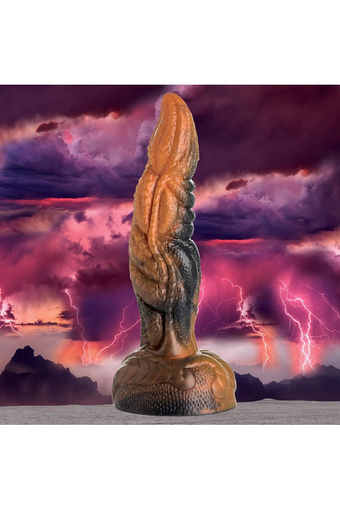 XR Brands - Creature Cocks - Ravager Rippled Tentacle Silicone Dildo - Stag Shop