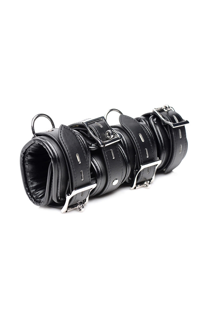 XR Brands - Strict - Bondage Shackle Set - Black - Stag Shop