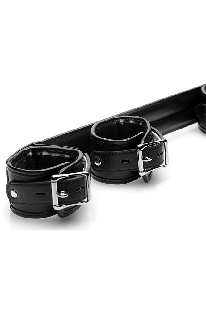 XR Brands - Strict - Deluxe Rigid Spreader Bar - Black - Stag Shop