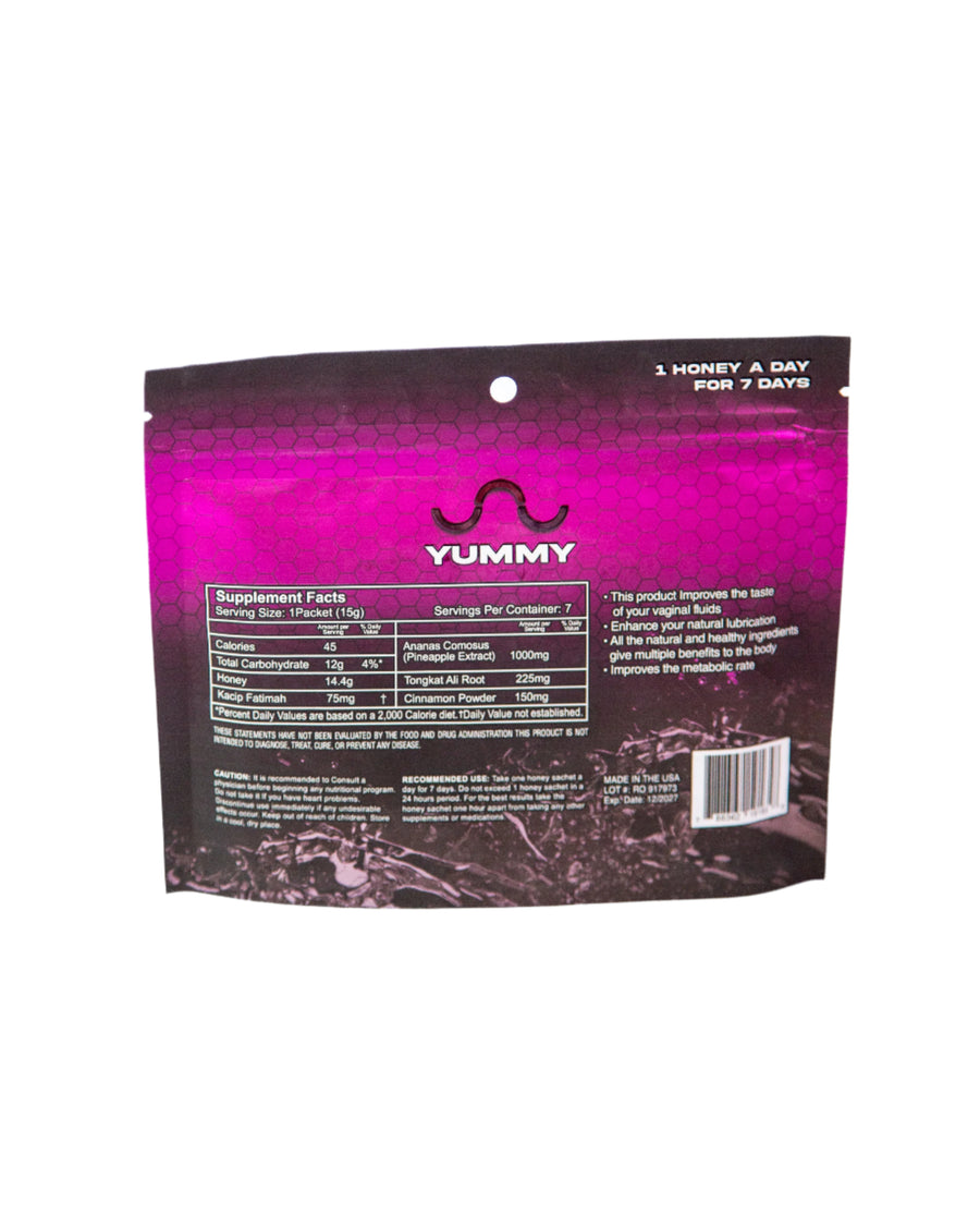 Cousins Group - Yummy Vaginal Fluid Flavour Enhancer - 7 Honey Sachets - Stag Shop