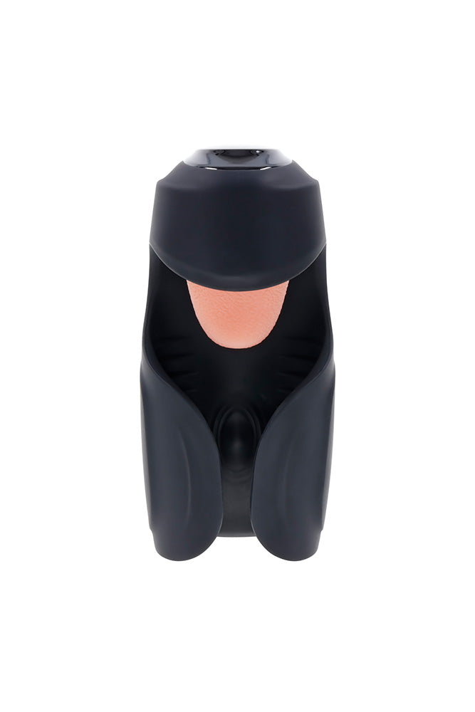 Zero Tolerance - Lick The Tip Flicking Tongue Stroker - Black - Stag Shop