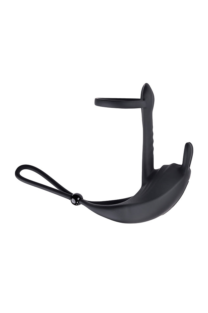 Zero Tolerance - Saddle Up Vibrating Cock Ring - Black - Stag Shop