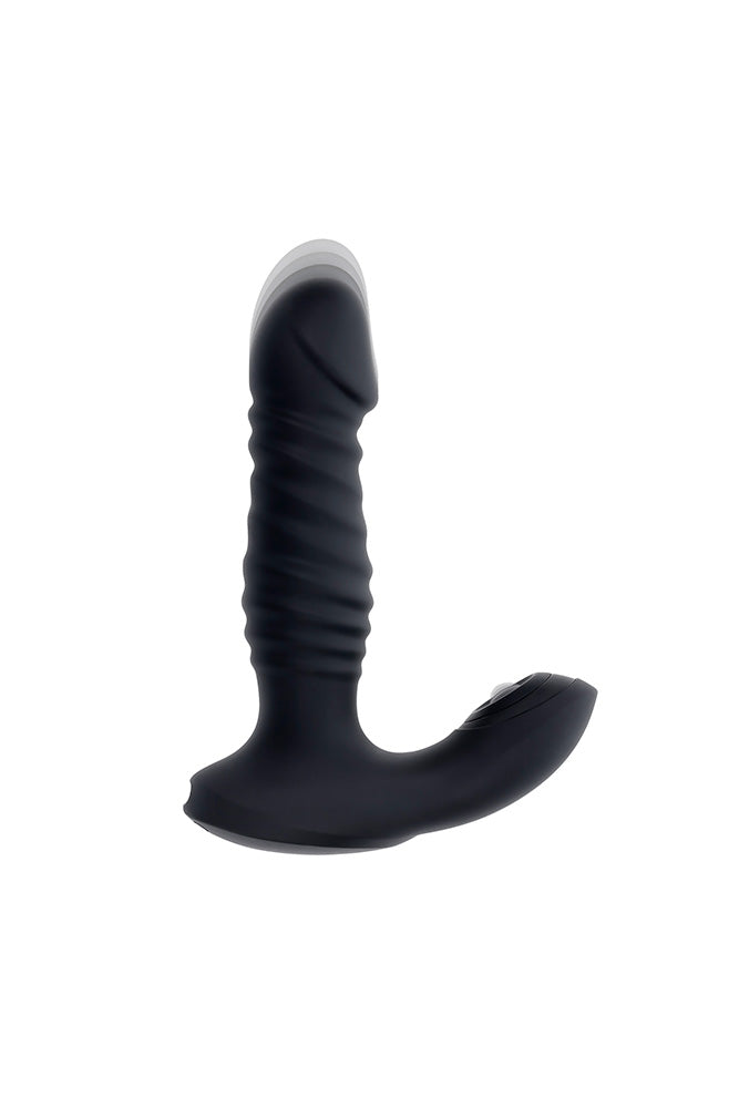 Zero Tolerance - Striker Thrusting & Tapping Prostate Massager - Black - Stag Shop