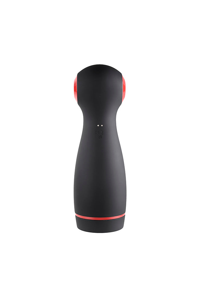 Zero Tolerance - Tight Squeeze Vibrating, Squeezing & Talking Stroker - Black - Stag Shop