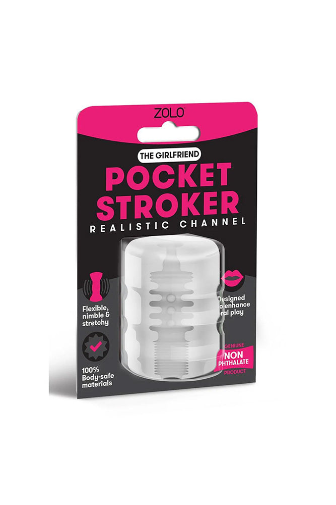 Zolo - The Girlfriend Pocket Stroker - Clear - Stag Shop