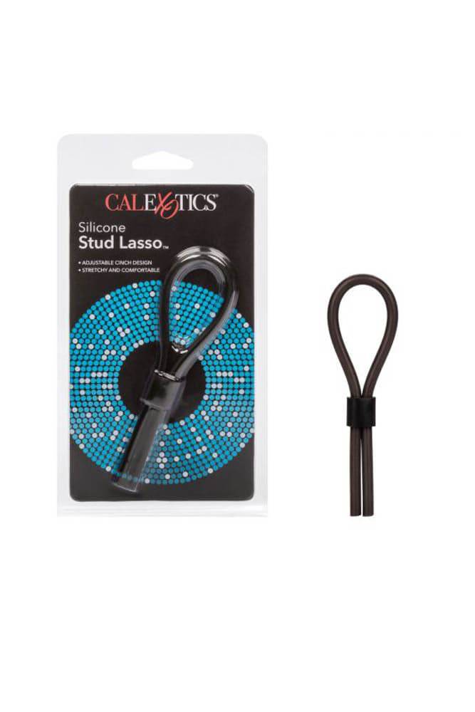 Cal Exotics - Silicone Stud Lasso Cock Ring - Black - Stag Shop