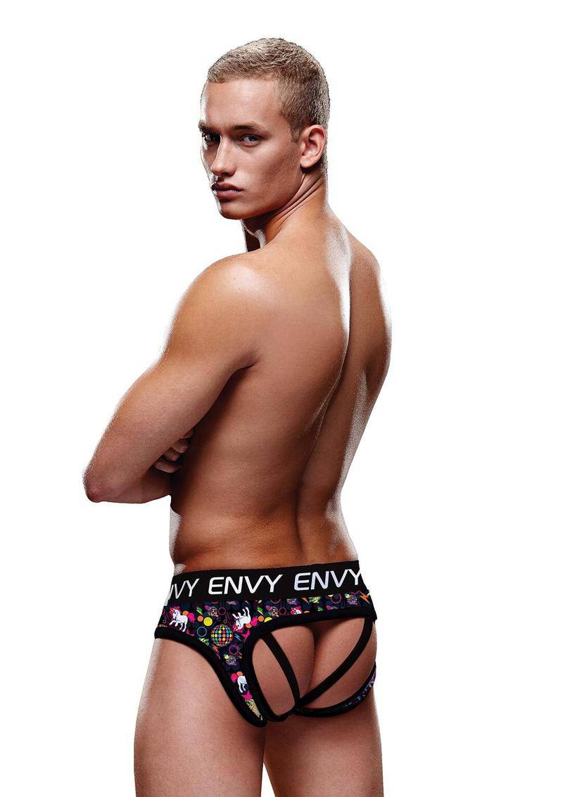 X-Gen - BLE304 - Disco Unicorn Bubble Butt Jock - Stag Shop