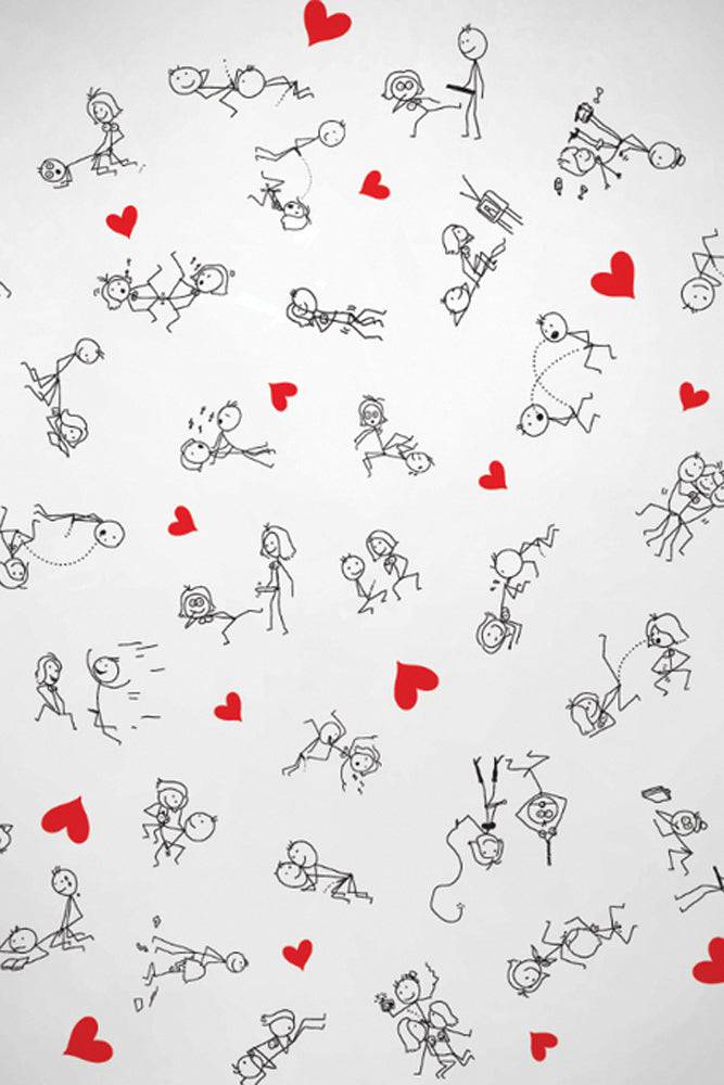 Little Genie - Candyprints - Dirty Stick Figure Latex Balloons - 8 Pack - Stag Shop