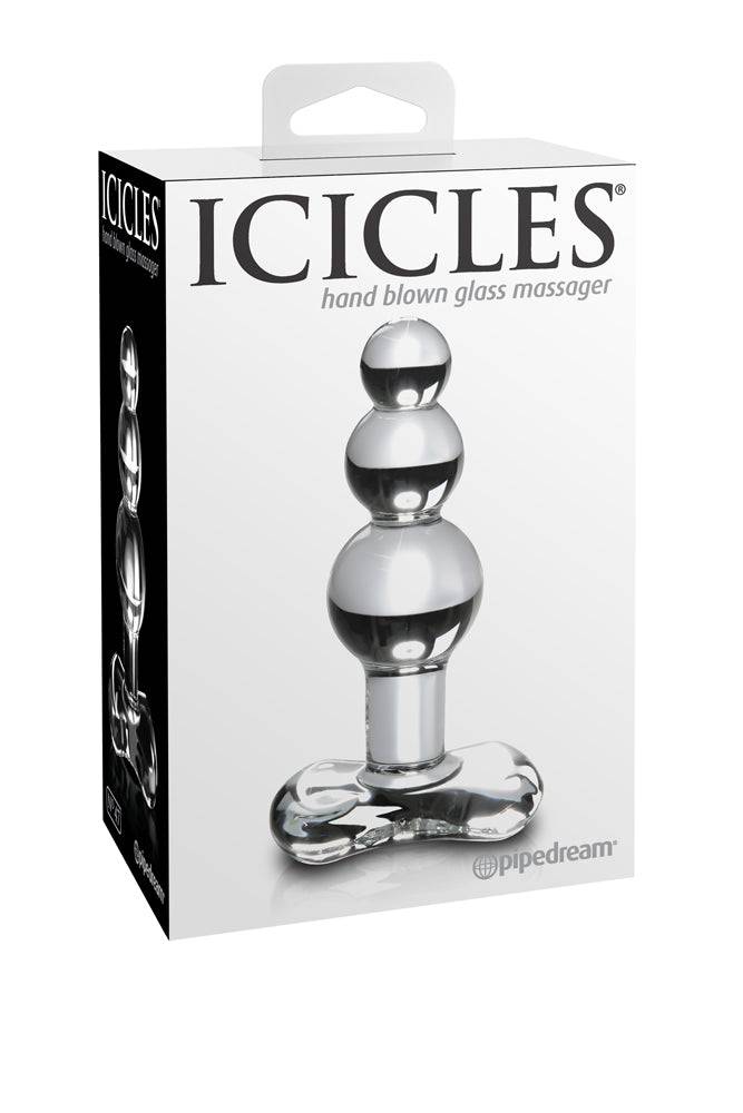 Pipedream - Icicles - No. 47 - Glass Butt Plug - Stag Shop