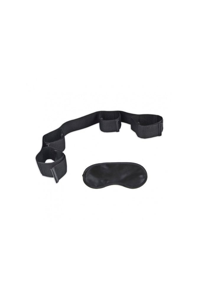 Electric Eel - Lux Fetish - Bondage Buddy Wrist & Ankle Restraint - Black - Stag Shop