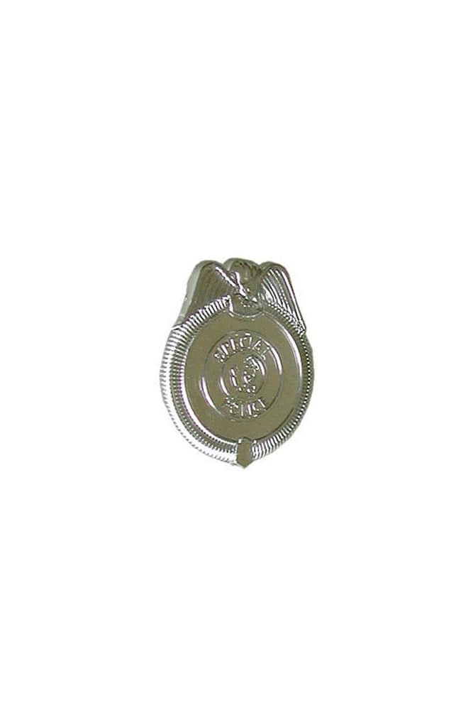 Forum Novelties - Police Badge - Silver - Stag Shop