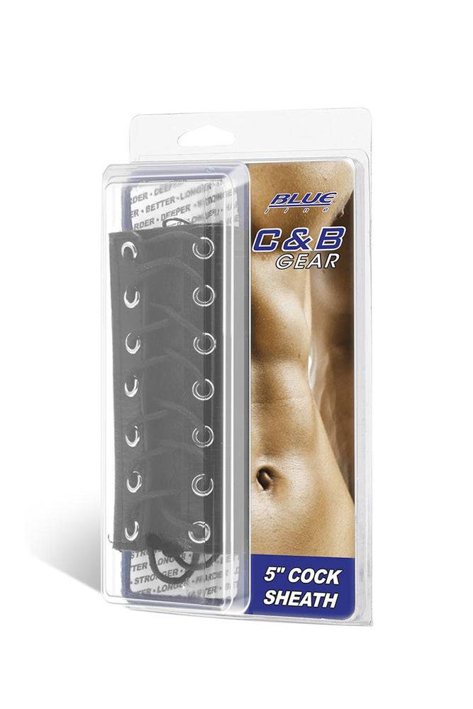 Electric Eel - Blue Line - 5 inch Cock Sheath - Black - Stag Shop