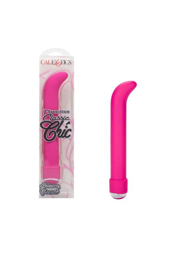 Cal Exotics - 7-Function Classic Chic Vibrator - Pink - Stag Shop