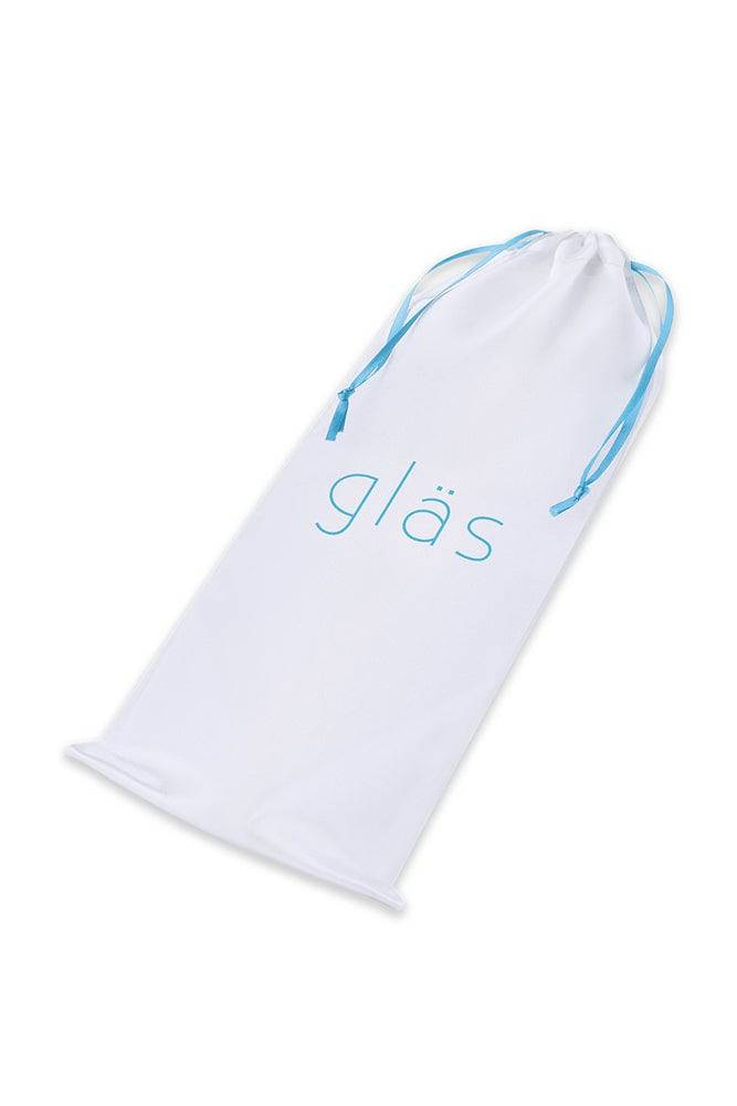 Gläs - 6-inch Curved Glass Dildo - Blue - Stag Shop